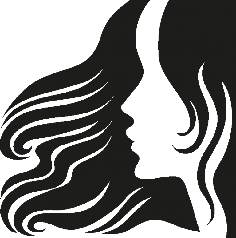 Female Head Silhouettes Vector Icon Template Clipart Free Download